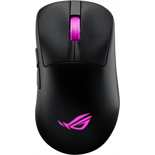 ASUS ROG Keris II Origin BLK. Desna. Optička. RF bežična + Bluetooth + USB Tip-A. 42000 DPI. Crna.