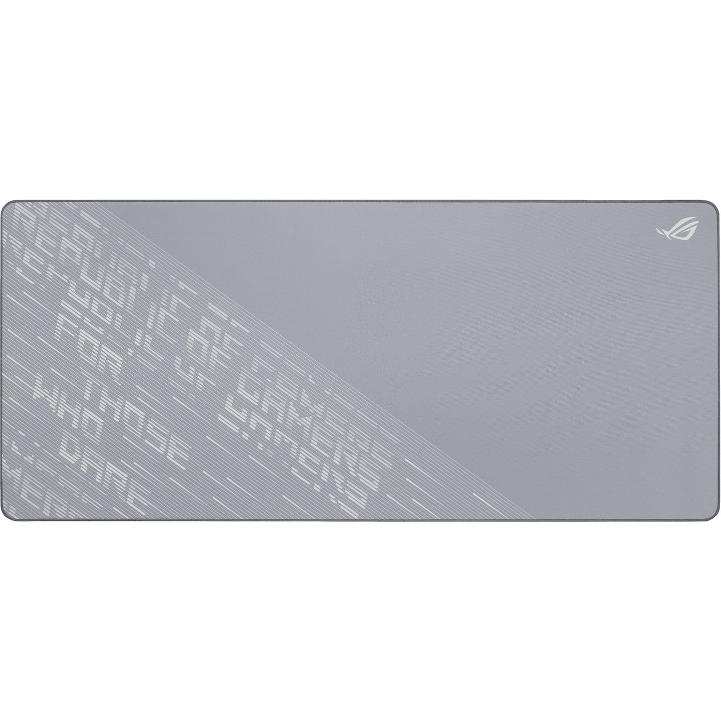 ASUS ROG Scabbard II Arctic Gray XXL. Siva. Uzorak. Platno. Guma. Protivklizna baza. Podloga za gejmerski miš