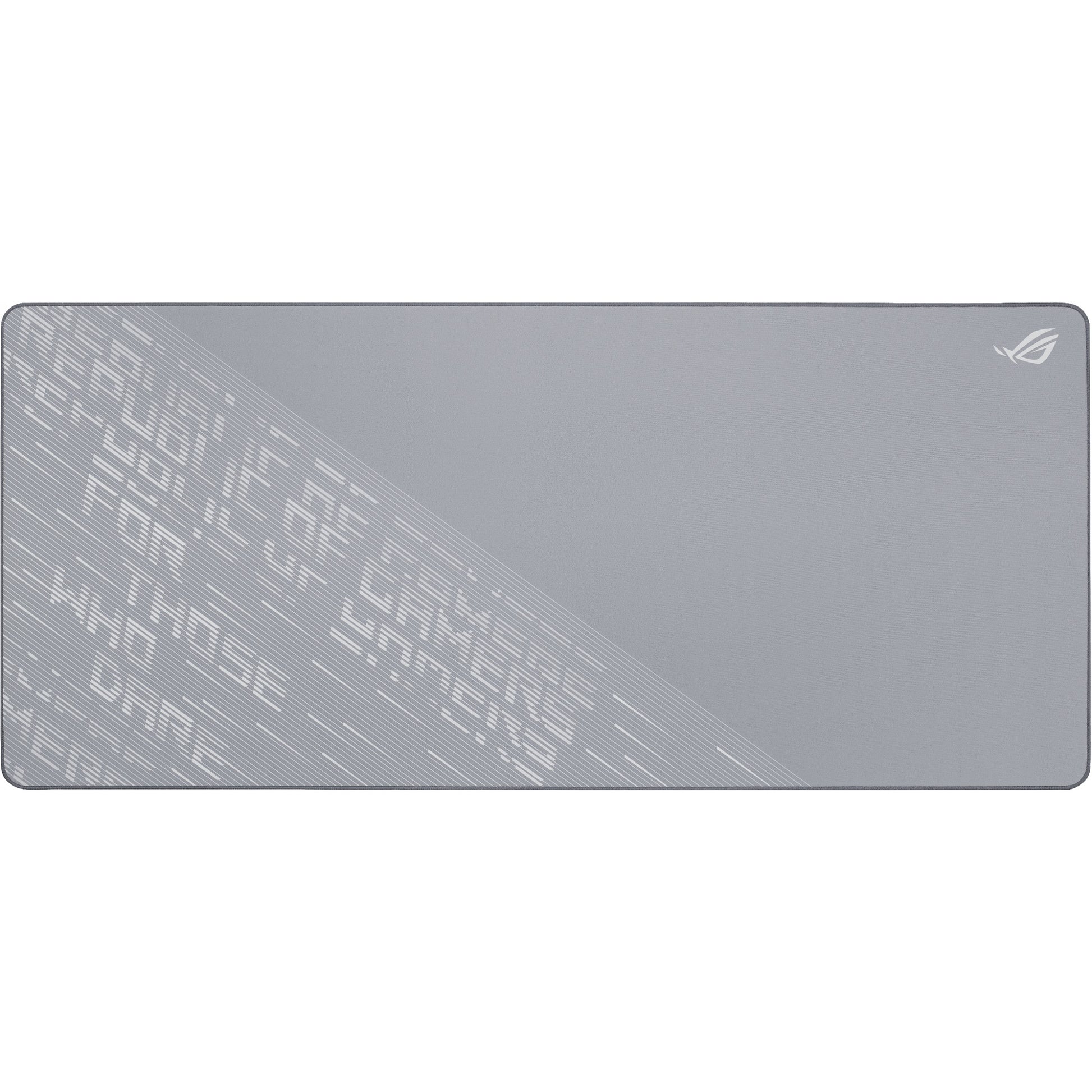 ASUS ROG Scabbard II Arctic Gray XXL. Siva. Uzorak. Platno. Guma. Protivklizna baza. Podloga za gejmerski miš