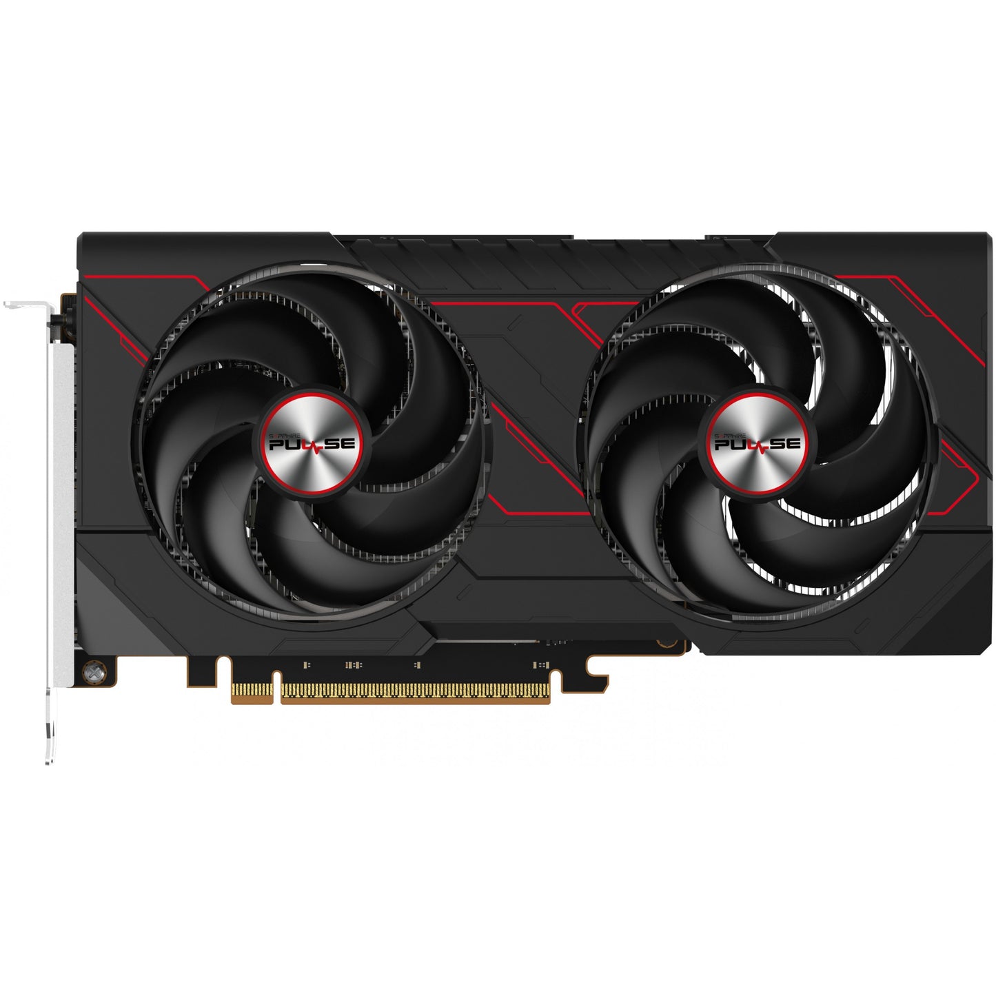 Sapphire PULSE AMD Radeon RX 9060 XT 8GB GPU. Radeon RX 9060 XT. 8GB. GDDR6. 128 bita. 7680 x 4320 piksela. PCI Express x16 5.0