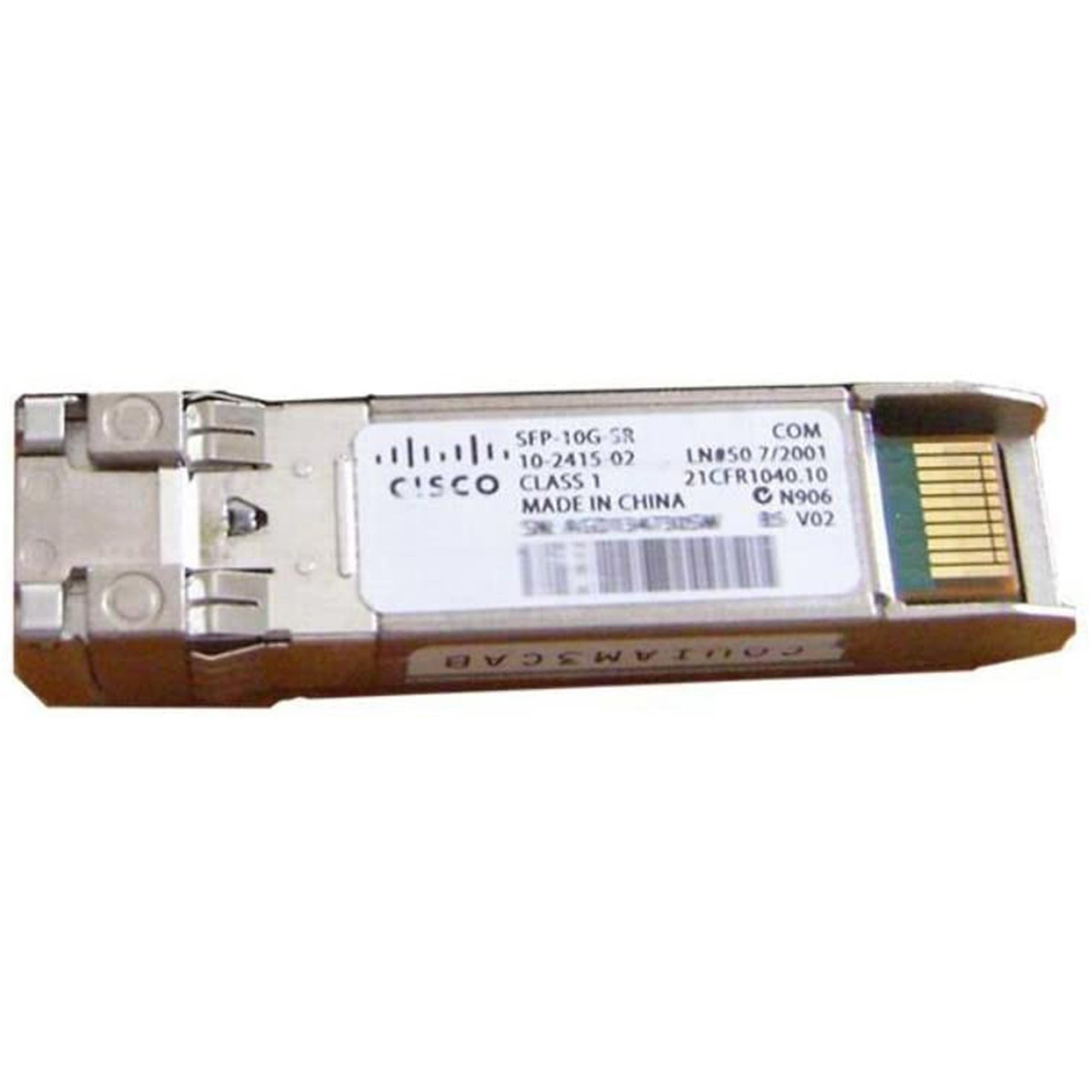 Cisco SFP-10G-SR-S=. Optička vlakna. 10000 Mbps. SFP+. LC. PC. S.R. 850 nm