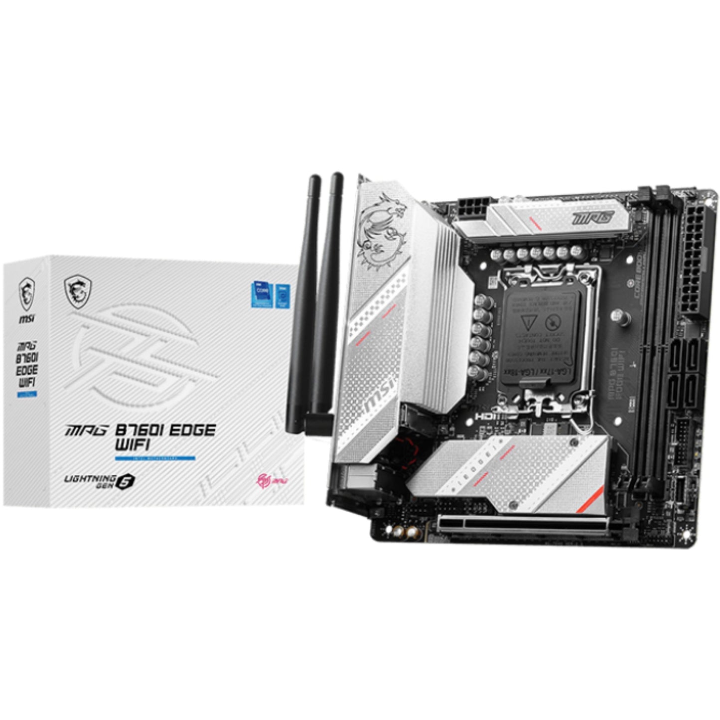 MSI MPG B760I EDGE WIFI. Intel. LGA 1700. Intel® Celeron®. Intel® Pentium® Gold. LGA 1700. DDR5 SDRAM. 96GB