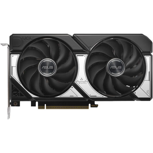 ASUS Dual-RTX5060TI-O16G. GeForce RTX 5060 Ti. 16GB. GDDR7. 128 bita. 7680 x 4320 piksela. PCI Express 5.0