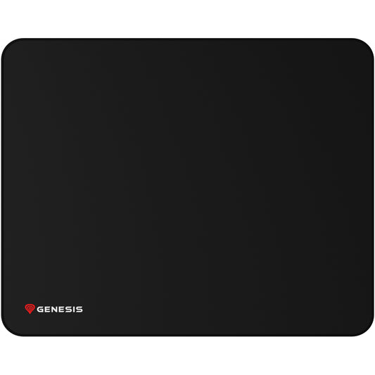 GENESIS Carbon 500 XL Logo. Crna. Jednobojna. Tkanina. Guma. Protuklizna baza. Podloga za gejmerski miš.