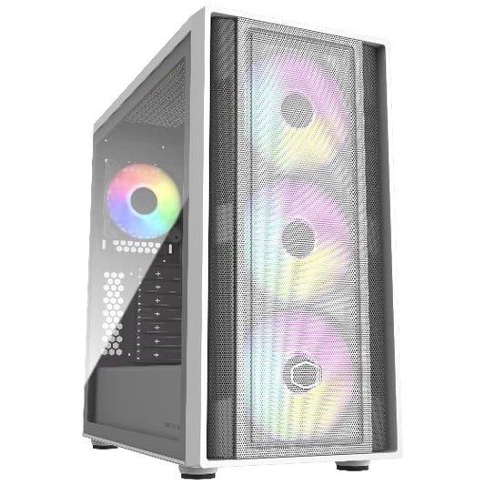 Cooler Master MasterBox 600 Bijela. Desktop. PC. Bijela. ATX. EATX. ITX. micro ATX. Plastika. Čelik. Kaljeno staklo. Višenamjenska