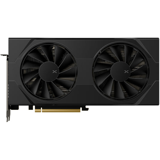 XFX RX-96TSW16BQ. Radeon RX 9060 XT. 16 GB. GDDR6. 128 bita. PCI Express x16 5.0. 2 ventilatora.