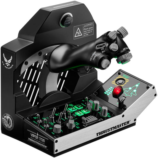 Thrustmaster VIPER TQS MISSION PACK. Džojstik + Ručica za kontrolu motora. Računar. Žični. USB. Crni. Kabl.