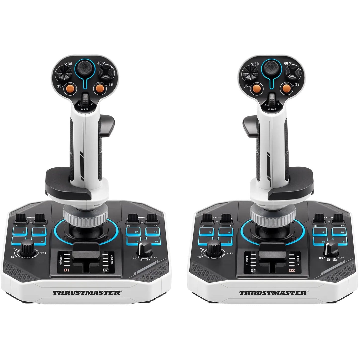 Thrustmaster Sol-R 2 HOSAS Space Sim Duo. Leteći štap. Računar. Analogni / Digitalni. Žični. USB. USB Tip-C