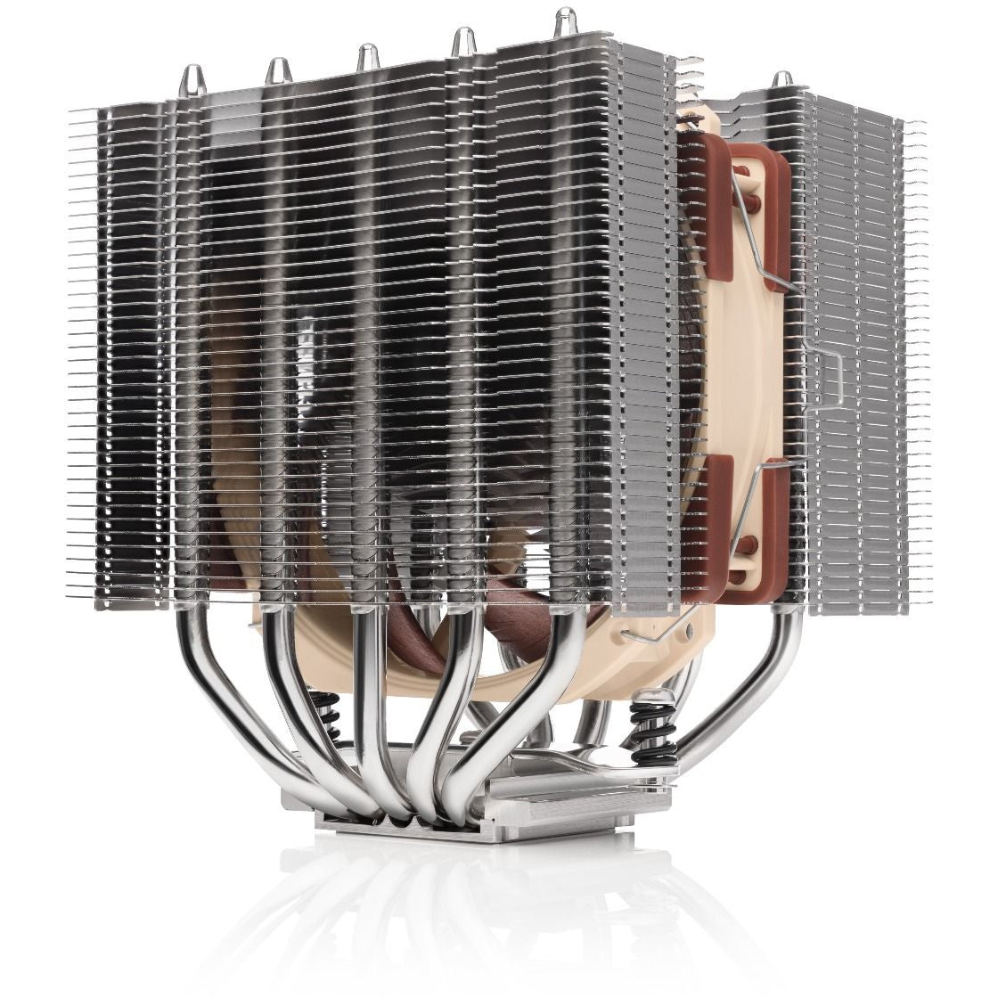 Noctua NH-D12L. Zračno hlađenje. 450 RPM. 2000 RPM. Aluminij. Bež. Smeđa.