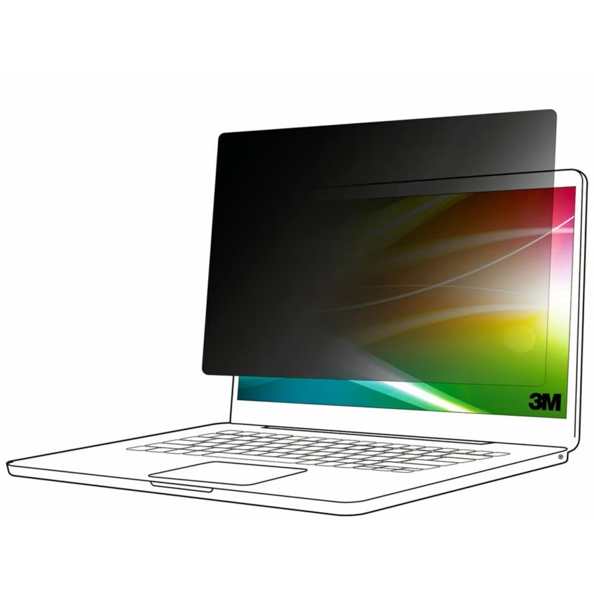 3M BPNHP002. 35,6 cm (14"). 16:9. Laptop. Filter za privatnost bez okvira. Zaštita od odsjaja.
