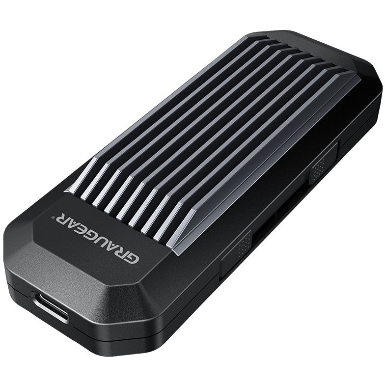 GRAUGEAR G-M202-AC-10G. Kućište za SSD. M.2. PCI Express 3.0. 10 Gbps. USB priključak. Crno.