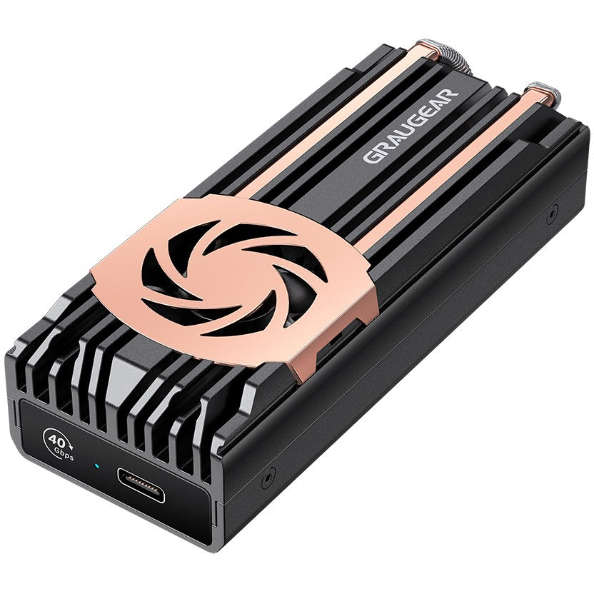 GRAUGEAR G-M2U4-40G-F. Kućište za SSD. M.2. 40 Gbps. USB priključak. Crno.