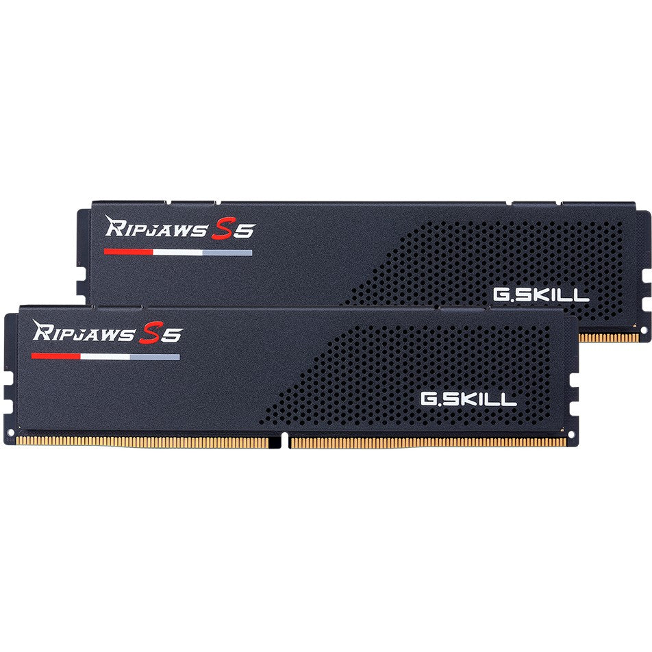 G.Skill Ripjaws S5 F5-5600J3636C16GX2-RS5K. 32GB. 2 x 16GB DDR5. 5600MHz. 288-pinski DIMM. Crna.