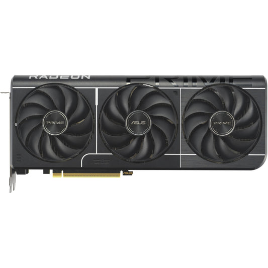 ASUS Prime Radeon RX 9060 XT O16G. Radeon RX 9060 XT. 16 GB. GDDR6. 128 bita. 7680 x 4320 piksela. PCI Express 5.0