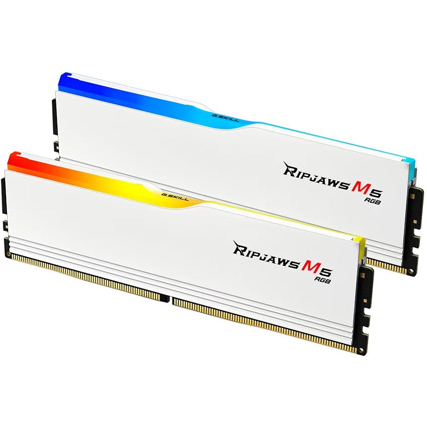 G.Skill Ripjaws M5 RGB F5-6000J3636F16GX2-RM5RW. 32GB. 2 x 16GB DDR5. 6000MHz. 288-pinski DIMM.