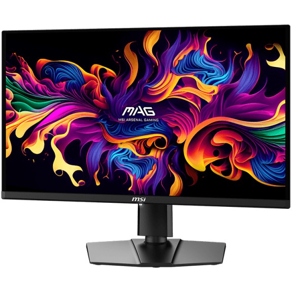 MSI MAG 271QPXDE QD-OLED E2. 67,3 cm (26,5"). 2560 x 1440 piksela. Široki Quad HD. QD-OLED. 0,03 ms. Crni