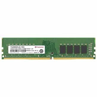 Transcend JetRam JM3200HLE-16G. 16 GB. 1 x 16GB DDR4. 3200MHz. 288-pinski DIMM