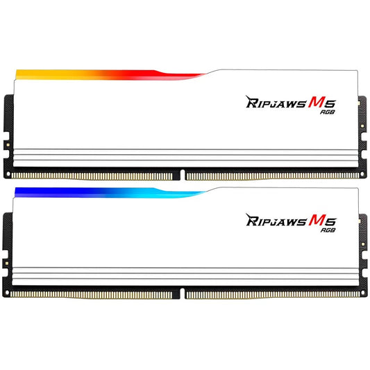 G.Skill Ripjaws M5 RGB F5-5200J4040A16GX2-RM5RW. 32GB. 2 x 16GB DDR5. 5200MHz. 288-pinski DIMM.