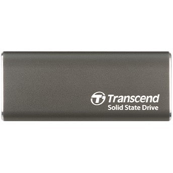 Transcend ESD265C. 1 TB. USB Type-C. 3.2 Gen 2 (3.1 Gen 2). 10 Gbps. Zaštićen lozinkom. Siva.