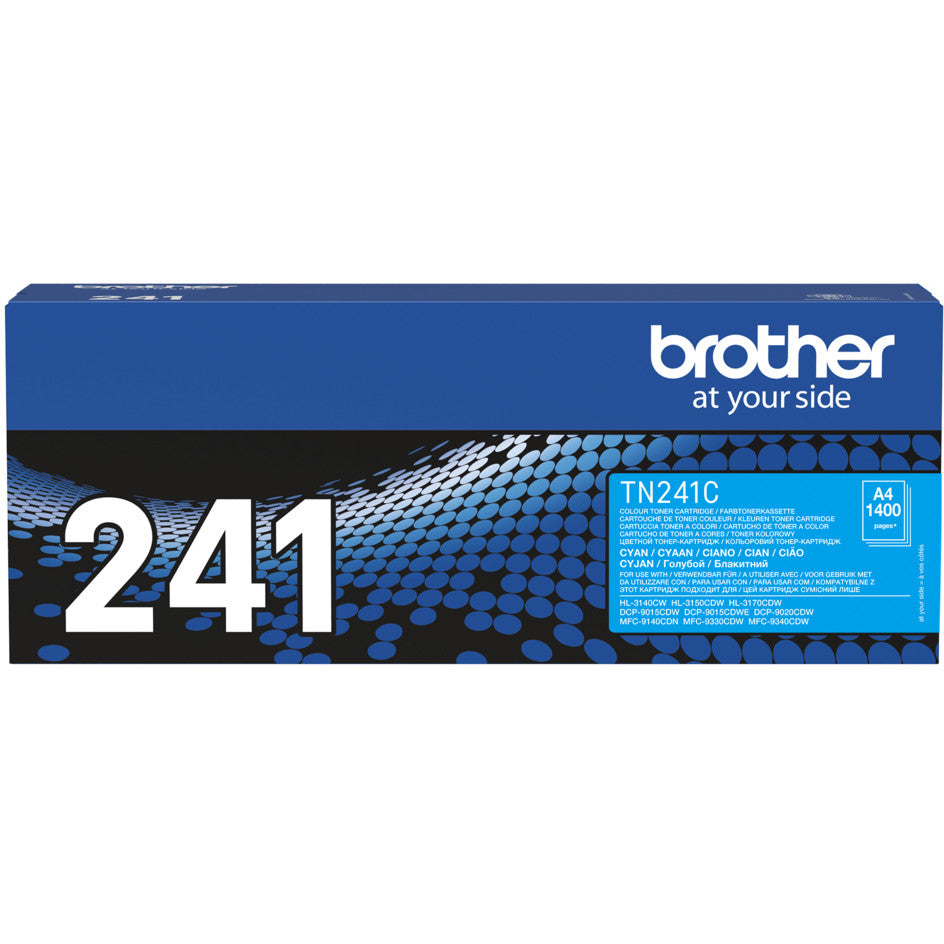 Brother TN-241C. 1400 stranica. Cijan. 1 komad.