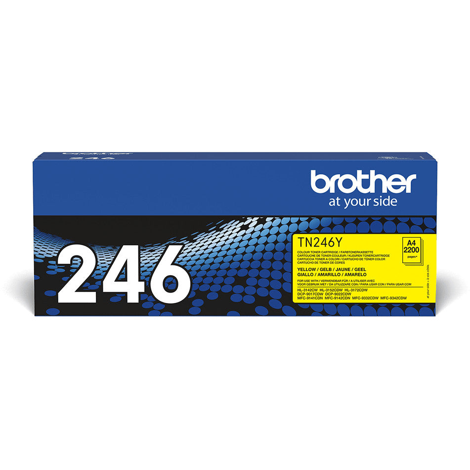 Brother TN-246Y. 2200 stranica. Žuta. 1 komad.
