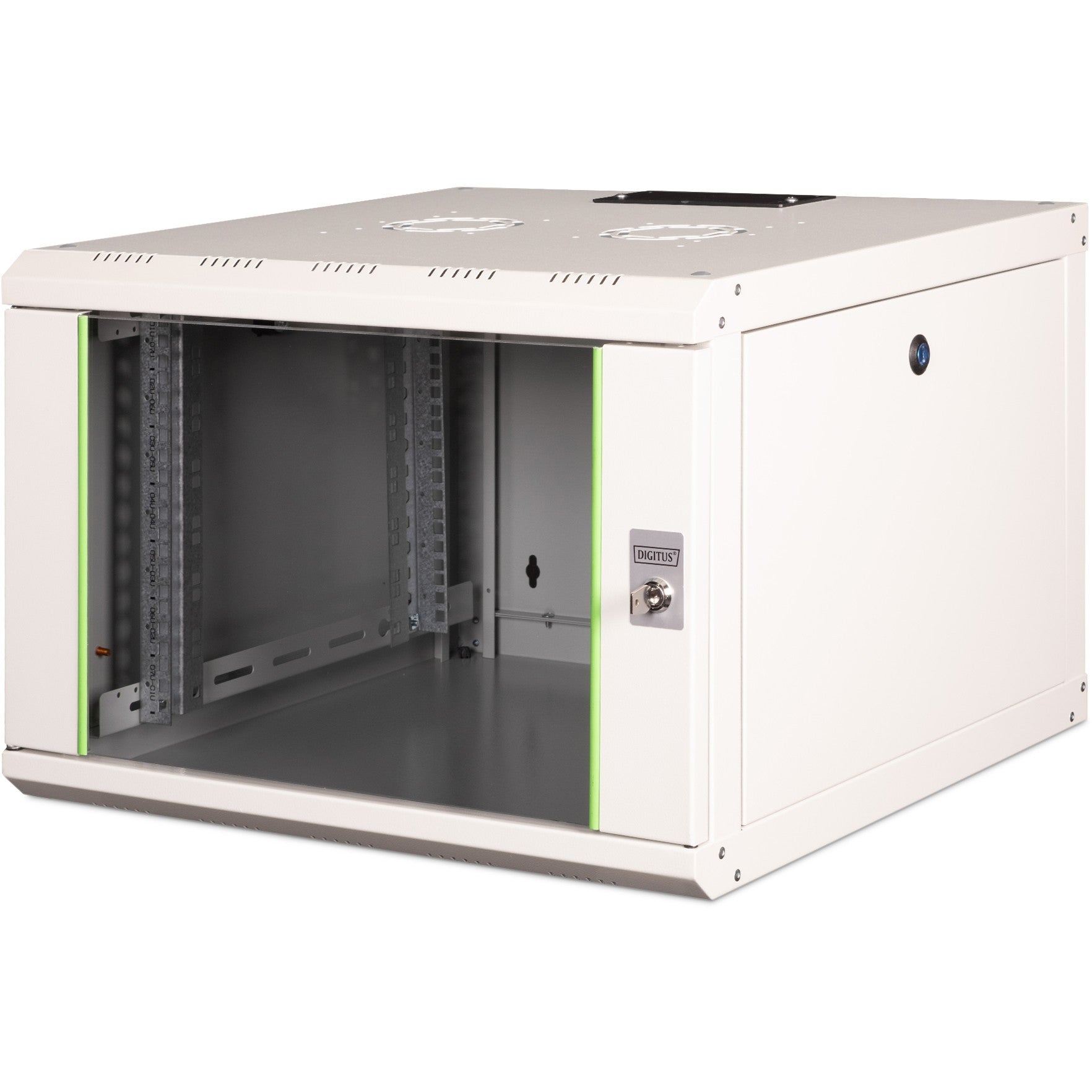 Digitus Unique serija zidno kućište - 600x600 mm (ŠxV). Zidna polica. 7U. 100 kg. Siva.