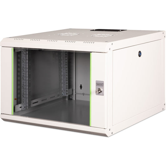 Digitus Unique serija zidno kućište - 600x600 mm (ŠxV). Zidna polica. 7U. 100 kg. Siva.