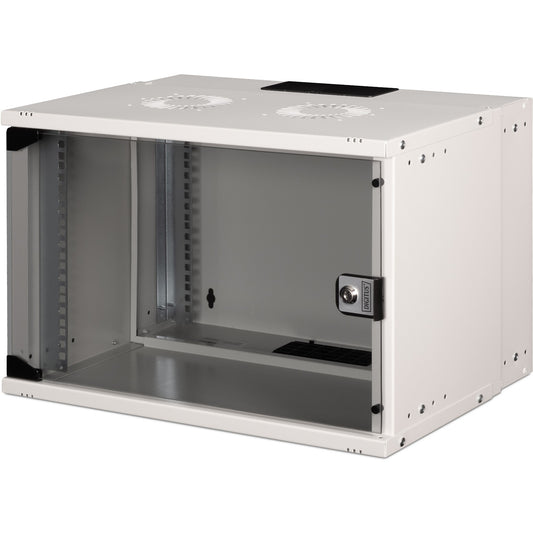 Digitus SOHO Pro kućište za montažu na zid - 483 mm (19") - 540 x 400 mm (Š x D). Polica za montažu na zid. 7U. 60 kg. Može se zaključati. Šine za police. Poboljšano upravljanje kablovima.