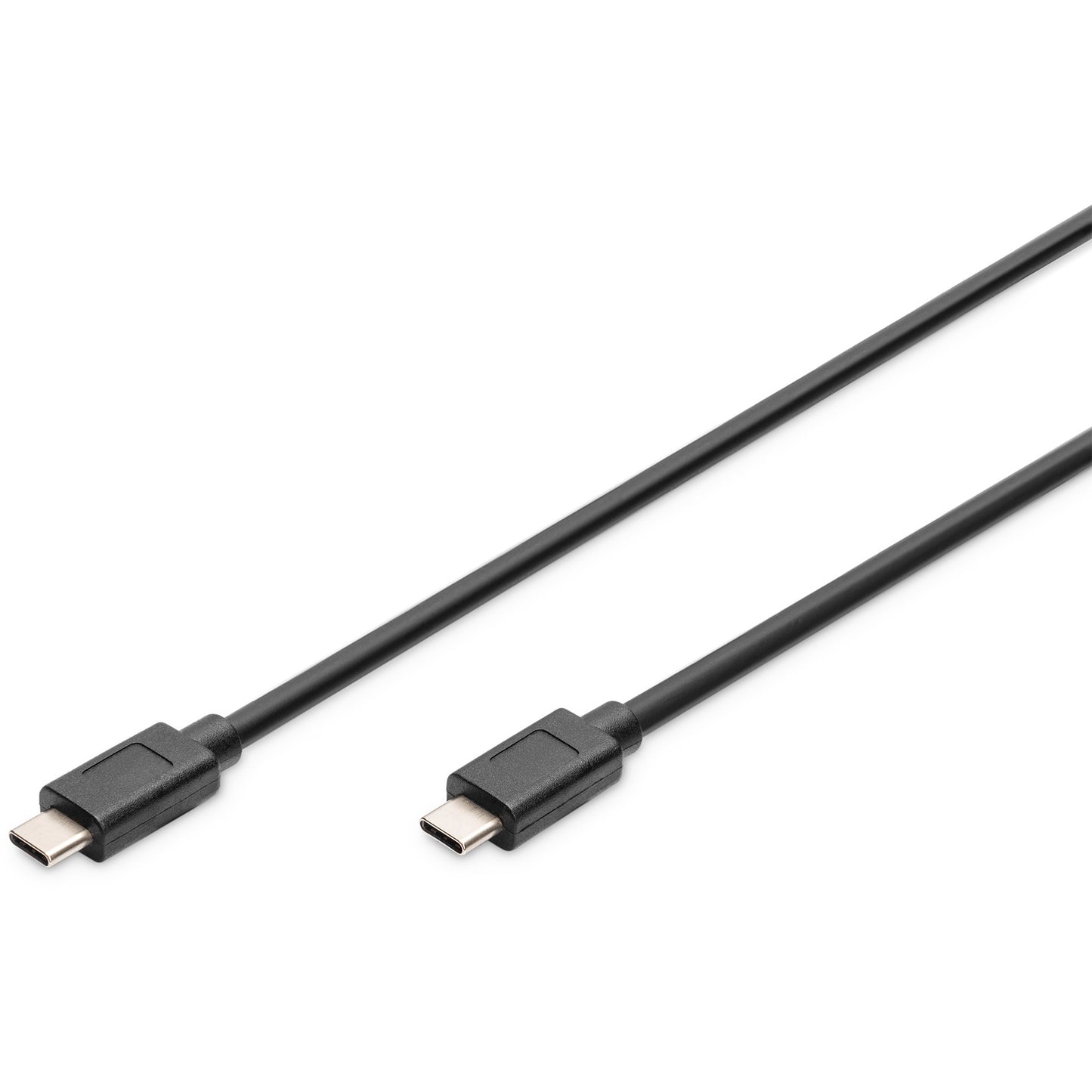 Digitus USB-C 3.1 Gen2 priključni kabel. USB-C na USB-C. 1 m. USB C. USB C. USB 3.2 Gen 2 (3.1 Gen 2). Muški/muški. Crni