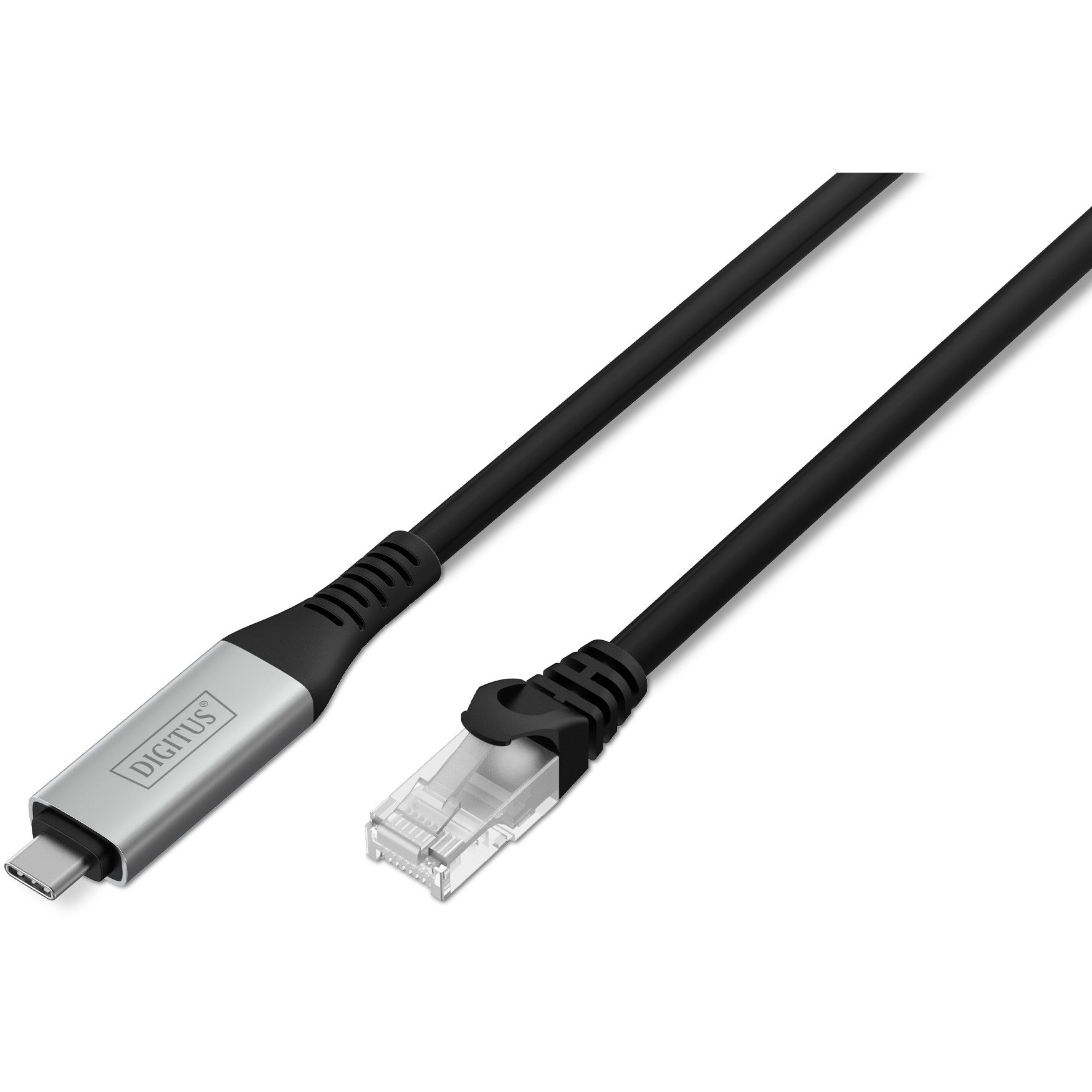 Digitus USB-C 3.2 Gen1 - RJ45 Ethernet kabel. 1 Gbit/s. 3 m. 3 m. Cat6a. S/FTP (S-STP). RJ-45. Crni.