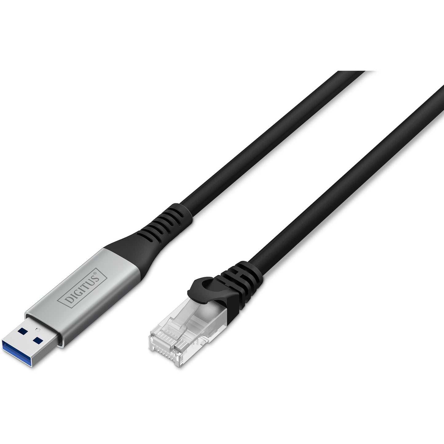 Digitus USB 3.2 Gen1 - RJ45 Ethernet kabel. 1 Gbit/s. 15 m. 15 m. Cat6a. S/FTP (S-STP). RJ-45. Crni.