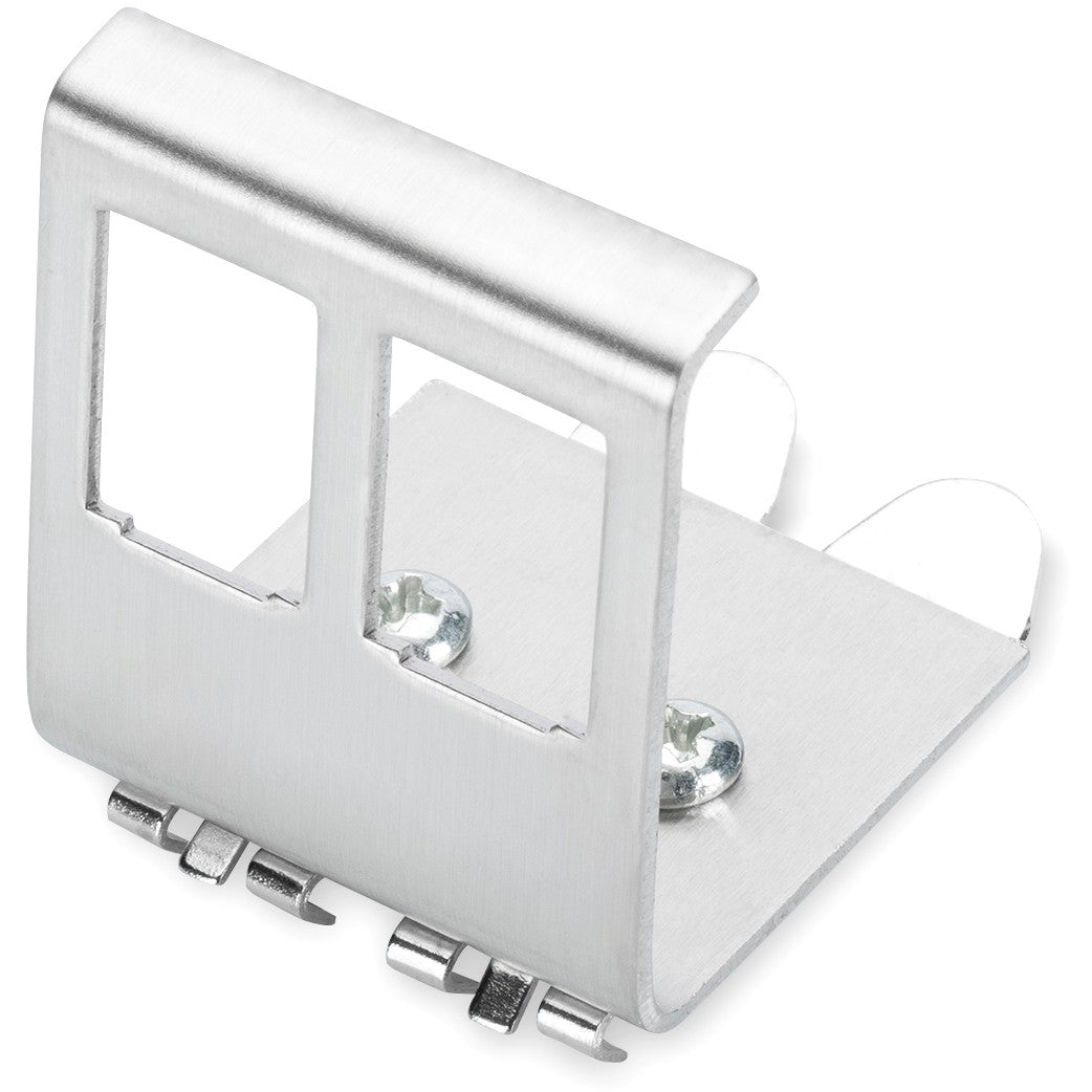 Digitus DIN adapter za šinu za 2x Keystone. Metalni. Konvencionalni. Bilo koja marka. Keystone modul. ISO/IEC 11801 2. izdanje. EN 50173-1. EIA/TIA 568-C