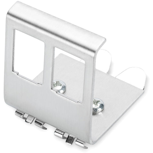 Digitus DIN adapter za šinu za 2x Keystone. Metalni. Konvencionalni. Bilo koja marka. Keystone modul. ISO/IEC 11801 2. izdanje. EN 50173-1. EIA/TIA 568-C