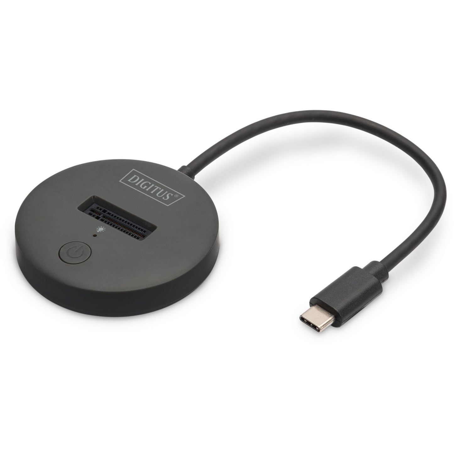 Digitus M.2 NVMe/SATA priključna stanica. SSD. Serial ATA III. M.2. 4TB. USB 3.2 Gen 2 (3.1 Gen 2) Type-C. Crna.