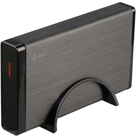 i-tec USB 3.0 Mysafe eksterno kućište za 3.5" HDD. 3.5" SATA. Serial ATA II. Serial ATA III. 5 Gbit/s. USB priključak. Crna. Metalik.