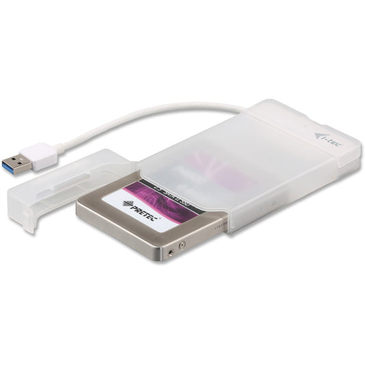 i-tec MySafe USB 3.0 Easy 2.5" vanjsko kućište – bijelo. Kućište za HDD/SSD. 2.5". SATA. Serial ATA II. Serial ATA III. 5 Gbit/s. USB priključak. bijelo
