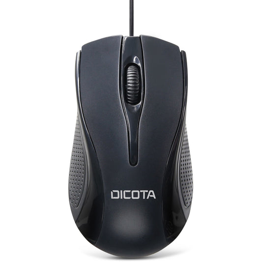 DICOTA D32011. Za dekstre/rukohvat. USB Tip-A. 1200 DPI. Crna.