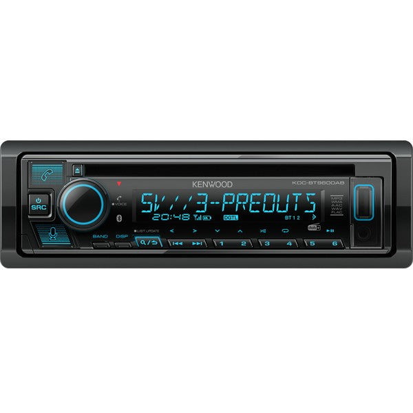 Kenwood Electronics KDC-BT960DAB. Crni. 1 DIN. 200 W. 4.0 kanala. 50 W. CD. CD-R. CD-RW.