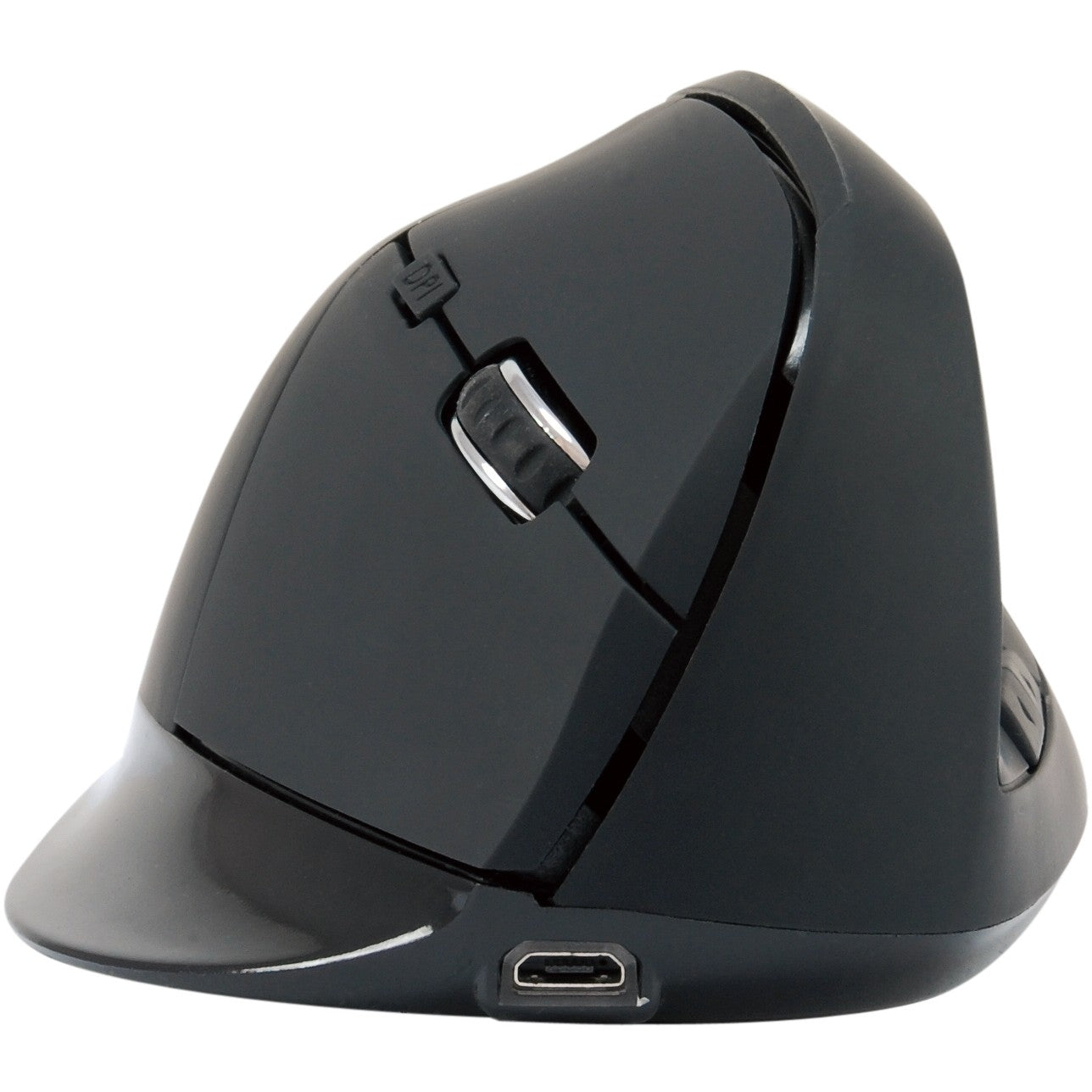 Conceptronic LORCAN ERGO ergonomski Bluetooth miš sa 6 tipki. Za dešnjake. Vertikalni dizajn. Optički. Bluetooth. 1600 DPI. Crni.