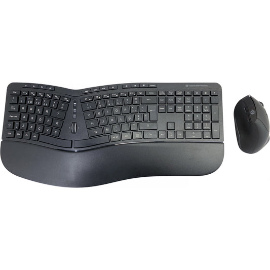 Conceptronic ORAZIO02PT. Puna veličina (100%). Bežični. RF bežični. QWERTY. Crni. Miš uključen.