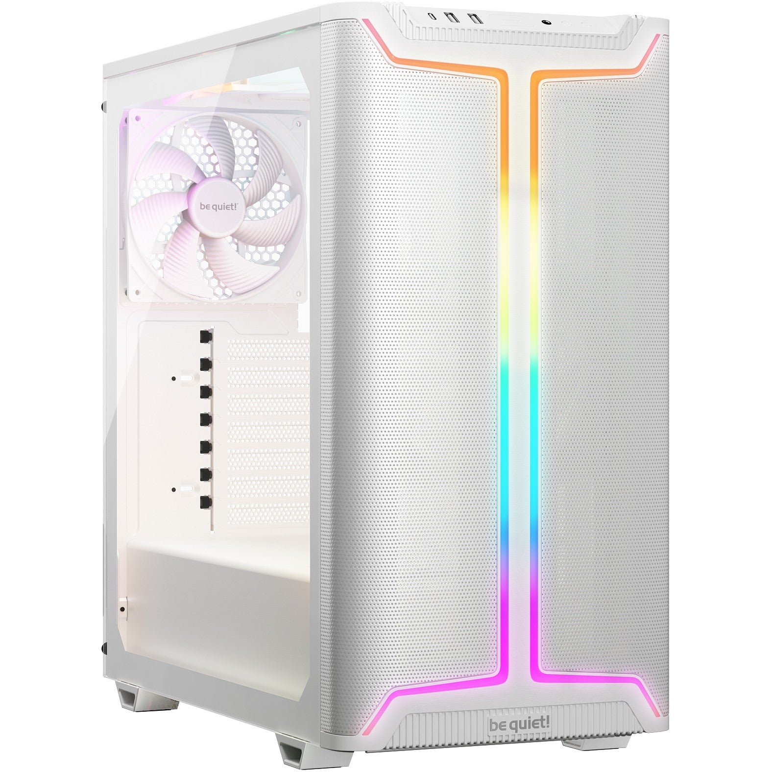be quiet! Pure Base 501 DX bijela. Midi Tower. PC. bijela. ATX. mikro ATX. Mini-ATX. Akrilonitril butadien stiren (ABS). Staklo. Čelik. Višeslojna...