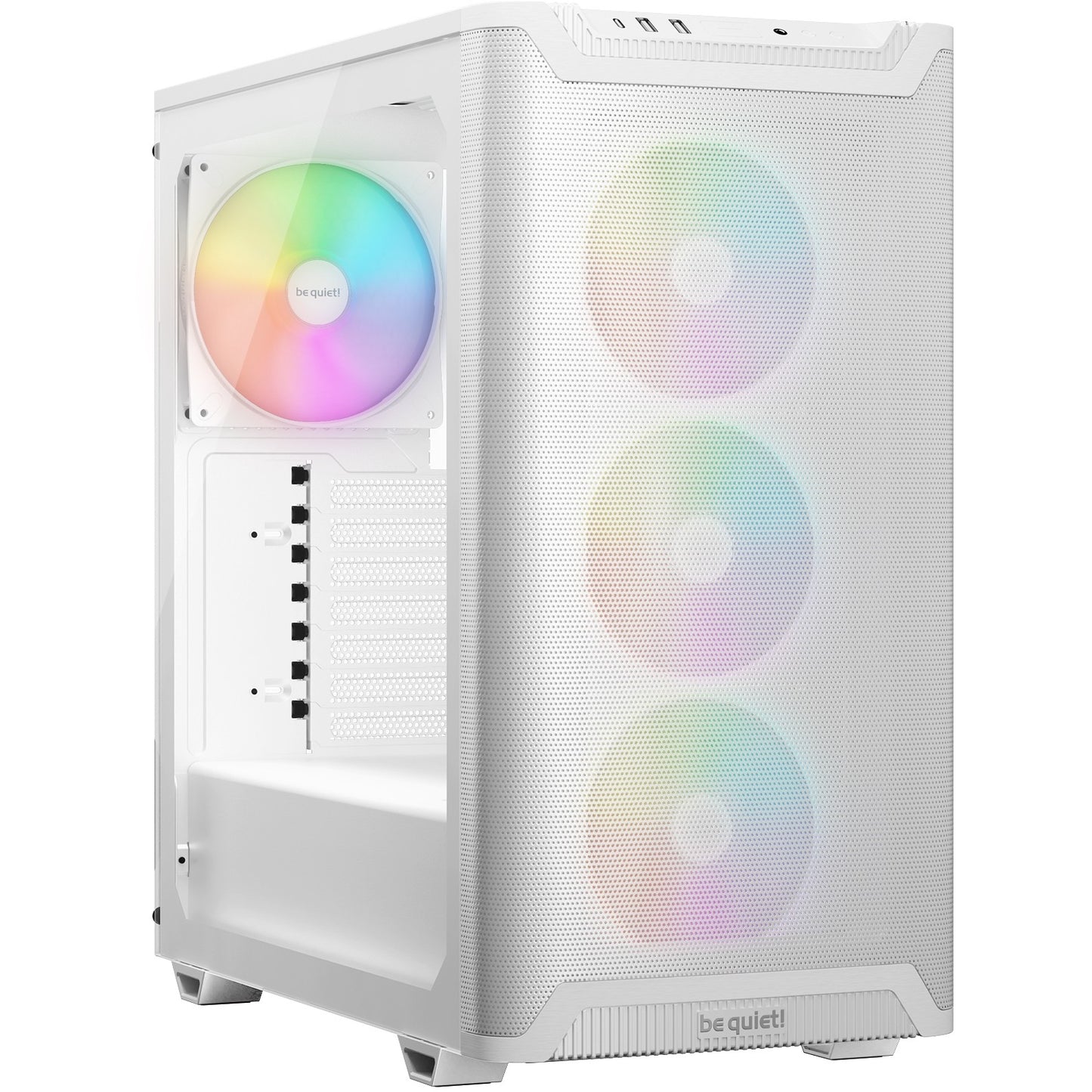 be quiet! Pure Base 501 LX bijela. Midi Tower. PC. bijela. ATX. mikro ATX. Mini-ATX. Akrilonitril butadien stiren (ABS). Staklo. Čelik. Višeslojno.