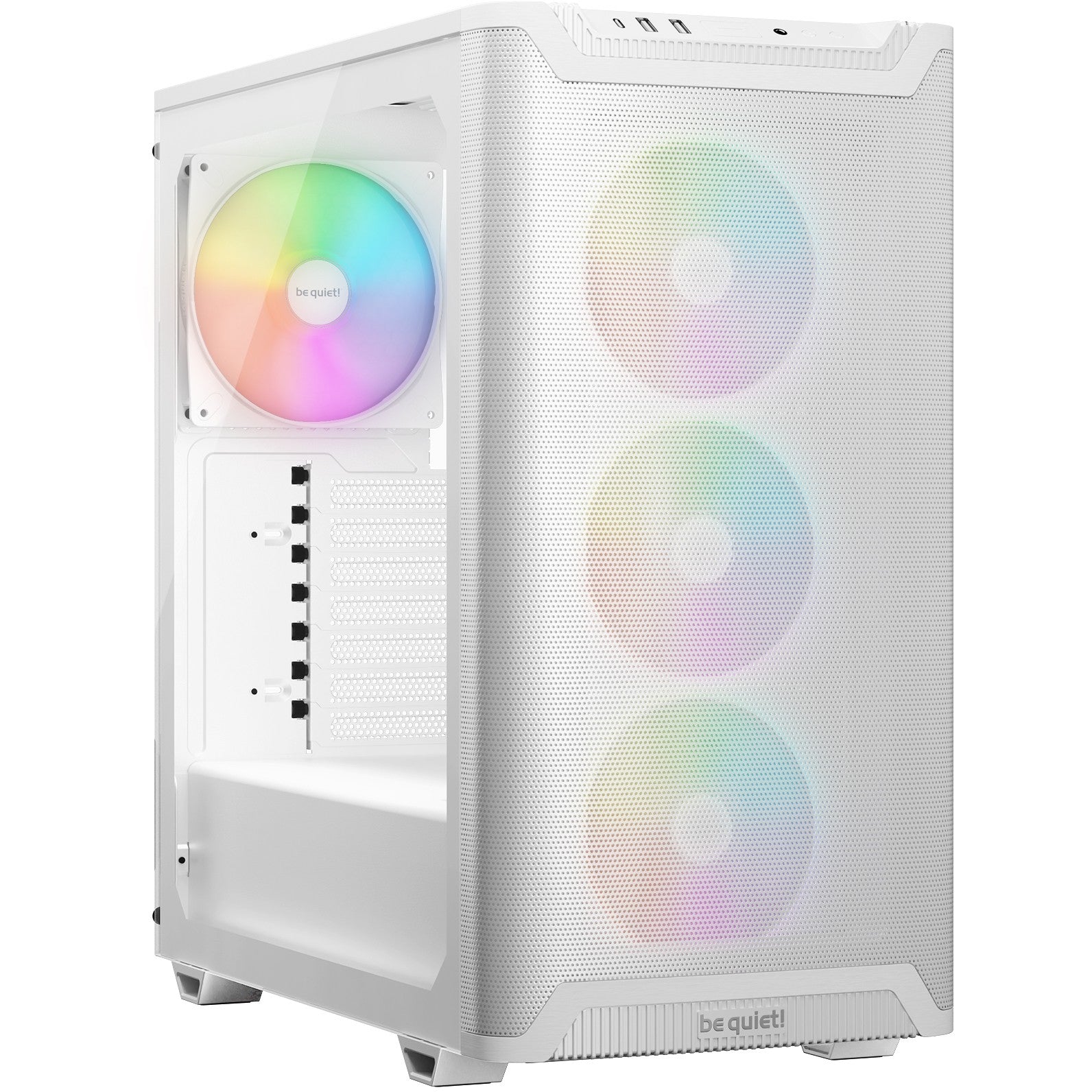 be quiet! Pure Base 501 LX bijela. Midi Tower. PC. bijela. ATX. mikro ATX. Mini-ATX. Akrilonitril butadien stiren (ABS). Staklo. Čelik. Višeslojno.