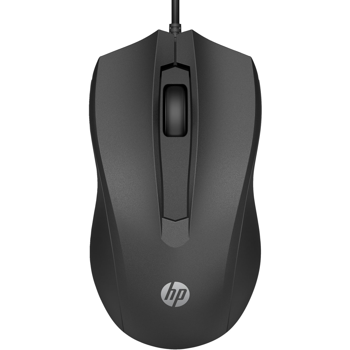 HP žični miš 105. Za dekstre/rukohvate. Optički. USB tip A. 1600 DPI. Crni.