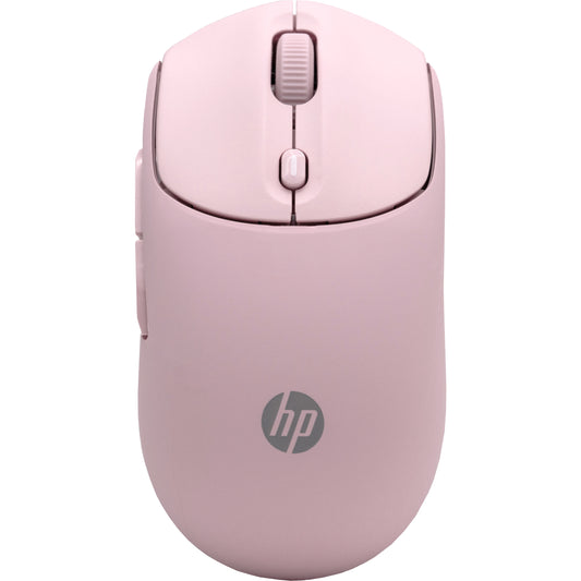 HP 400 tihi bežični miš. Za leva i dekstruse. RF bežični + Bluetooth. 6000 DPI. Roze.