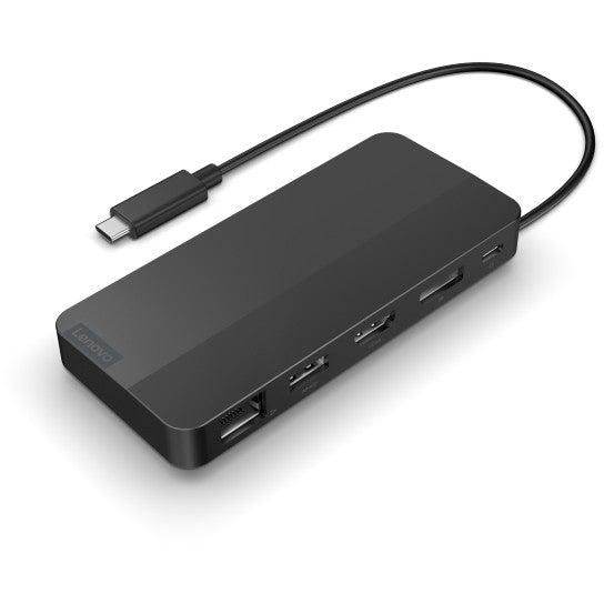 Lenovo 40B90100EU. Žični. USB 3.2 Gen 1 (3.1 Gen 1) Type-C. 1000 Mbit/s. Crni. Eclipse crna. 4K Ultra HD