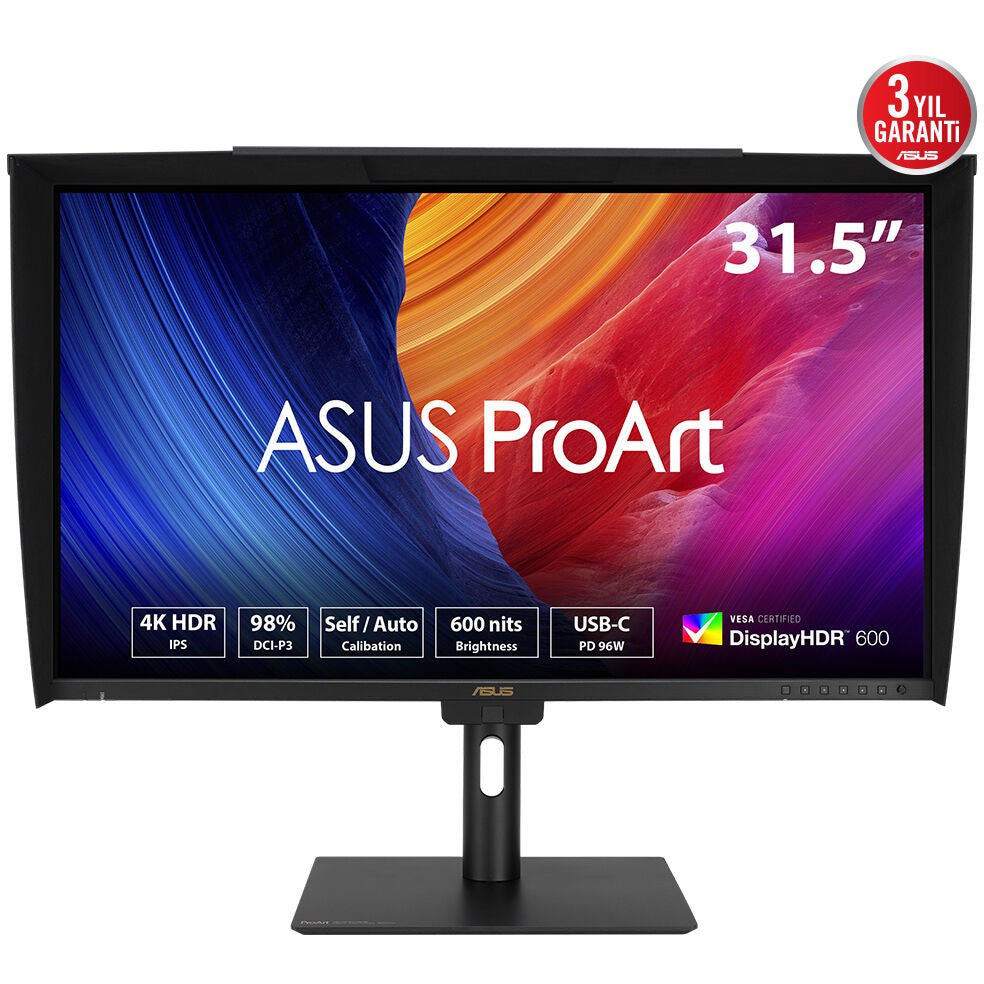 ASUS ProArt PA32UCE. 80 cm (31,5"). 3840 x 2160 piksela. 4K Ultra HD. LED. 5 ms. Crni
