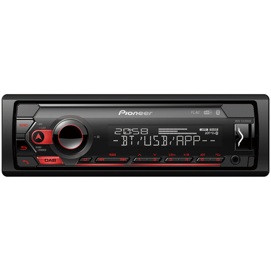 Pioneer MVH-S420DAB. Crni. 1 DIN. 200 W. 4.0 kanala. 50 W. 4 oma.