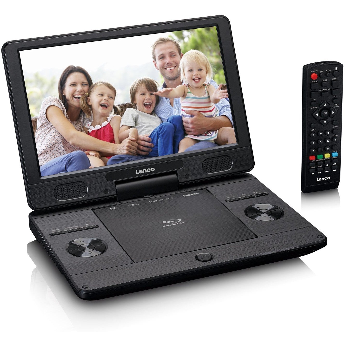 Lenco BRP-1150BK. Prenosni Blu-ray uređaj. Konvertibilni. Crni. Blu-ray Audio. Blu-ray Video. CD Audio. CD Video. DVD Audio. DVD Video. MP3. BD. BD-R. BD-RE. CD. CD-R. CD-RW. DVD. DVD+R. DVD+RW. DVD-R. DVD-RW. 29,2 cm (11,5")