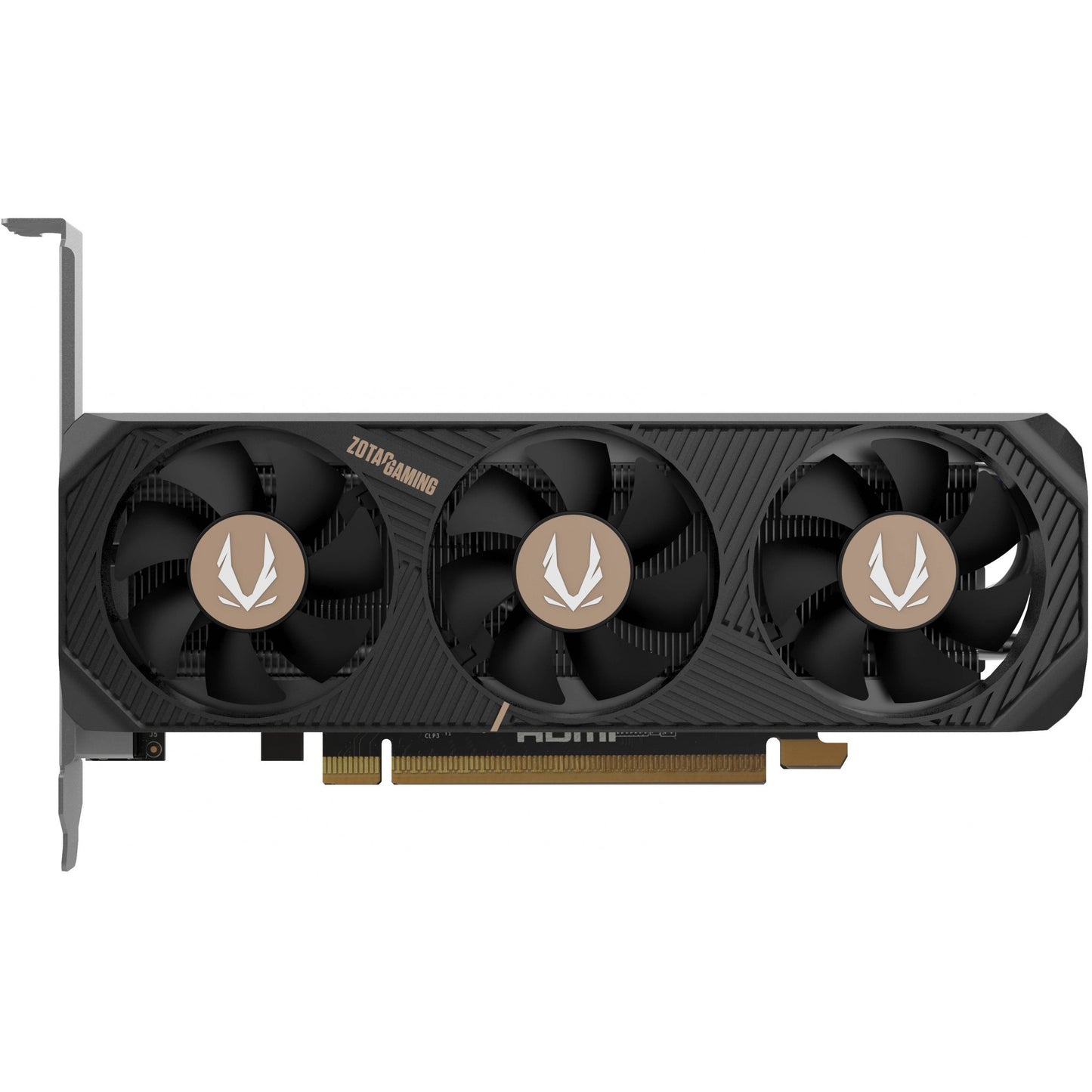 Zotac GAMING GeForce RTX 5060 niskoprofilna. GeForce RTX 5060. 8GB. GDDR7. 128 bita. 7680 x 4320 piksela. PCI Express x8 5.0